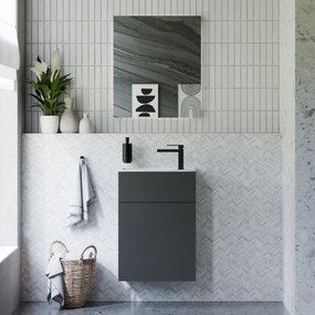 Badmöbel-Set KONDA 50 cm mit Mineralguss Waschbecken