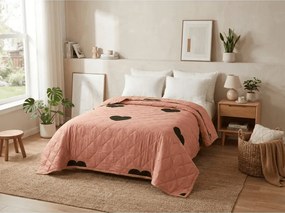 Letnia kołdra HEARTIX 140x200 cm, pomarańczowa