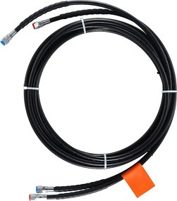 Zestaw Węża Sterowania Hydraulicznego SucceBuy 610cm dla Łodzi ze Sterem Przyczepnym, TPEE, Zgodne z Systemem Sterowania Przyczepnego Marynarki