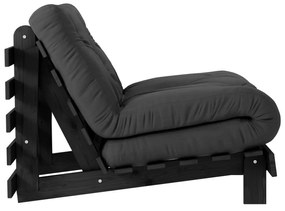 Ciemnoszary fotel Roots Black Night – Karup Design