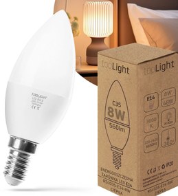 Żarówka LED Ciepła E-14 8W RSL035