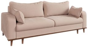 Beżowa sztruksowa sofa 220 cm Beata – Ropez
