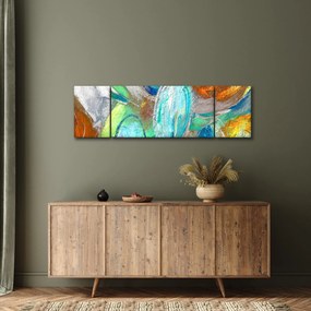 Obraz - Kolorowa abstrakcja (170x50 cm)