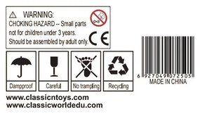 Classic world kolorowe wiaderka 8 szt.