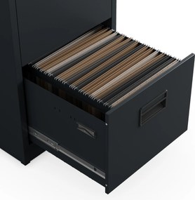 Szafa kartotekowa metalowa antracytowa: SARA V5, 460 x 1625,5 x 600 mm
