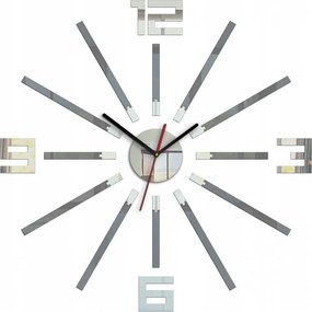 Zegar ścienny naklejany duży nowoczesny akrylowy na ścianę do kuchni salonu