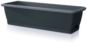 Skrzynka balkonowa z podstawką Respana Easy Care 59x19x14 cm antracyt PROSPERPLAST