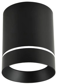 Oświetlenie punktowe TUBA 1xGU10/15W/230V czarny