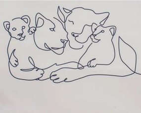 New Baby Sofa rozkładana dla dzieci Lion family