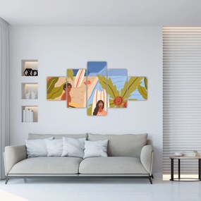 Obraz - Ciesz się życiem (125x70 cm)