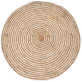 Naturalny okrągły dywan z juty ø 100 cm Natur – Casa Selección