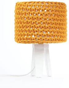 Lampa stołowa COTTON WOOD zółta BPS KONCEPT