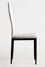 Zestaw 4 Krzese Lan Ekoskóra