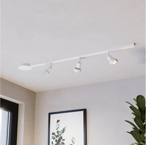 Eglo 901668 - Oprawa punktowa EASYT SET 3 reflektory 3xGU10/10W/230V biała