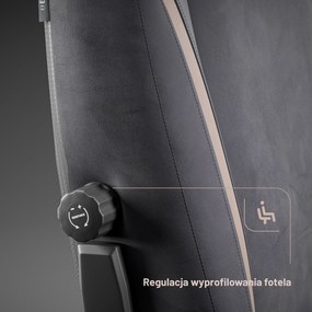 Fotel gamingowy Diablo X-Eye 2.0 Normal Size, Soft Black