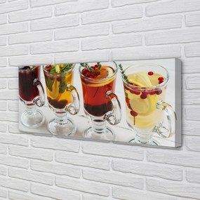 Obraz na płótnie Rozgrzewająca Herbata Zimowa