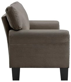 Luksusowa dwuosobowa sofa taupe - Alaia 2X