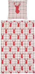 PrzytulneMieszkanie.pl PrzytulneMieszkanie.pl Pościel z bawełny Renforcé KITZBUHL wzorzysta Rozmiar pościeli: 80 x 80 cm | 135 x 200 cm