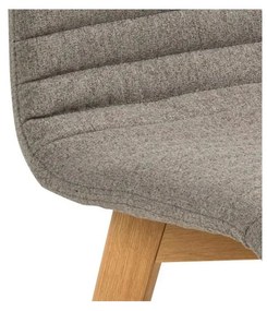 Zestaw 2 jasnoszarych krzeseł Actona Arosa