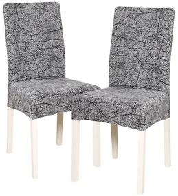 4Home Pokrowiec elastyczny na krzesło Stone 45 - 50 cm, komplet 2 szt.