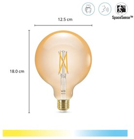 Inteligentna żarówka filamentowa z gwintem E27, 7 W – WiZ