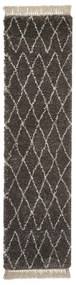 Ciemnoszary chodnik 60x230 cm Boho – Think Rugs