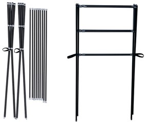 Rozkładana suszarka na pranie HARMEN, trzypoziomowa, 9 m