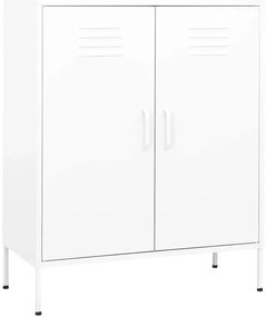 Biała metalowa szafka gospodarcza na nóżkach T5-L26