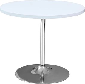 Stół jadalny - MDF - biały - LEANDRA