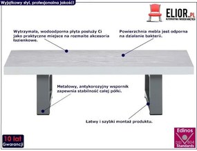 Półka ścienna pod umywalkę B2-Z63