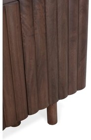 Brązowa komoda z litego drewna mango 160x80x40 cm Tamira – MOME