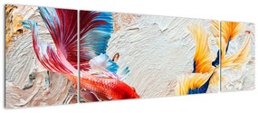 Obraz - Ryby bojowniki (170x50 cm)