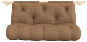Brązowa rozkładana sofa 135 cm Hooked – Karup Design