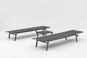 Doppler Mare zestaw leżaków + stół, antracyt/szary