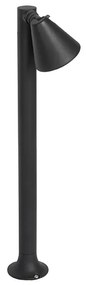 Zewnetrzna Nowoczesny klosz zewnętrzny czarny 60 cm IP44 regulowany - Ciara Nowoczesny Oswietlenie zewnetrzne