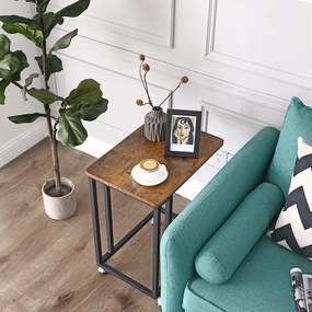 Stolik boczny w stylu loft Salto 50 na kółkach
