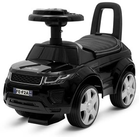 Baby Mix Odpychacz dla dzieci  SUV Prime, czarny skóra eko