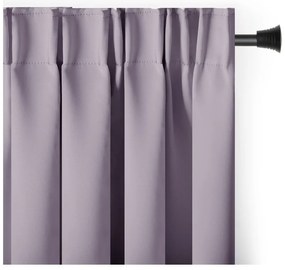 Szaroróżowa zaciemniająca zasłona termiczna 140x270 cm Pleat – Restilo