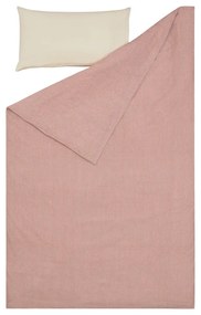 Różowo-beżowa bawełniana pościel dziecięca do łóżeczka z prześcieradłem 70x120 cm Giorgii – Kave Home