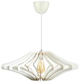 Lampa wisząca na linkę 1xE27/60W/230V, biała, śr. 47 cm