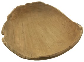 Misa ozdobna z drewna tekowego, Ø 40 cm