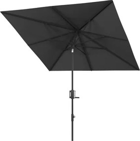 KNIRPS APOLL BLACK 240 x 240 cm - parasol do centrum ogrodniczego : Kolor parasola - Czarny