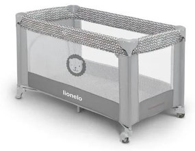 Lionelo - Łóżeczko turystyczne STEFI szary
