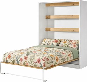 Tapczan pionowy zamykany dąb + czarny 140x200 G9-P67