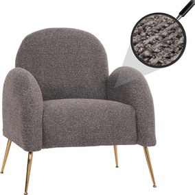 Fotel wypoczynkowy MCW-N69,  ciemnoszary