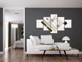 Obraz - Kształty geometryczne N⁰6 (125x70 cm)
