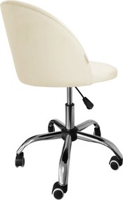 Fotel obrotowy COLIN krzesło biurowe fotel ergonomiczny do biurka : Kolor Stelaża - Chrom, Kolor tkaniny - VELVET - MG50, Typ siedziska - Siedzisko obrotowe 360°, Typ tkaniny - Velvet