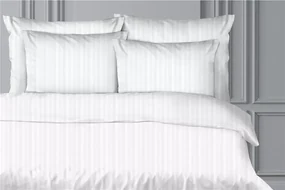 Poszewka Hotelowa SATYNA CVC 50x80 biała Premium GRENO