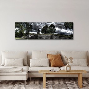 Obraz zachmurzonego nieba (170x50 cm)