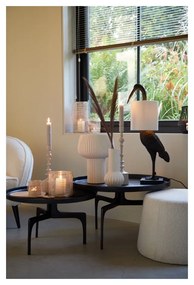 Czarne okrągłe stoliki zestaw 2 szt. ø 75 cm Tobias – Light &amp; Living